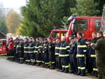 Společný nástup hasičských jednotek v Niemojówie